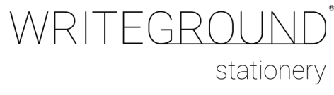 Writeground, stationery, logo